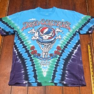Liquid Blue Grateful Dead & Co 2024 Sphere Turquoise Tee